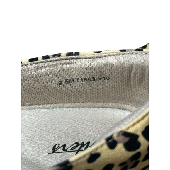 Trotters Accent Shoes Sneakers Leopard Leather Women's Size 9.5 Slip On - Picture 7 of 11
